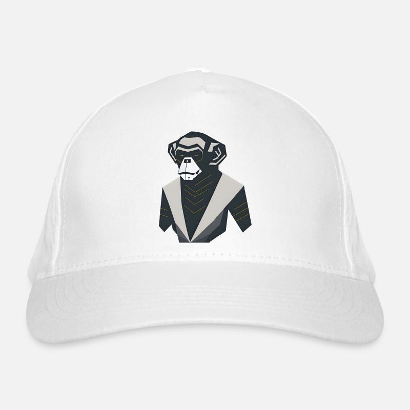 Affe der modernen Kunst Bio-Baseballkappe