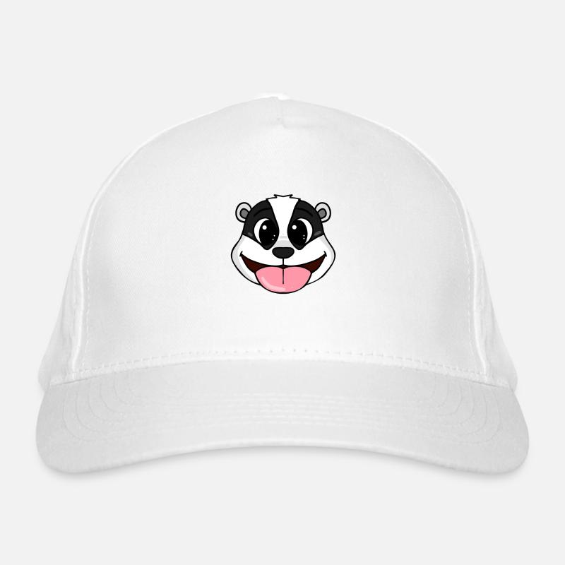Dachs Kopf Bio-Baseballkappe