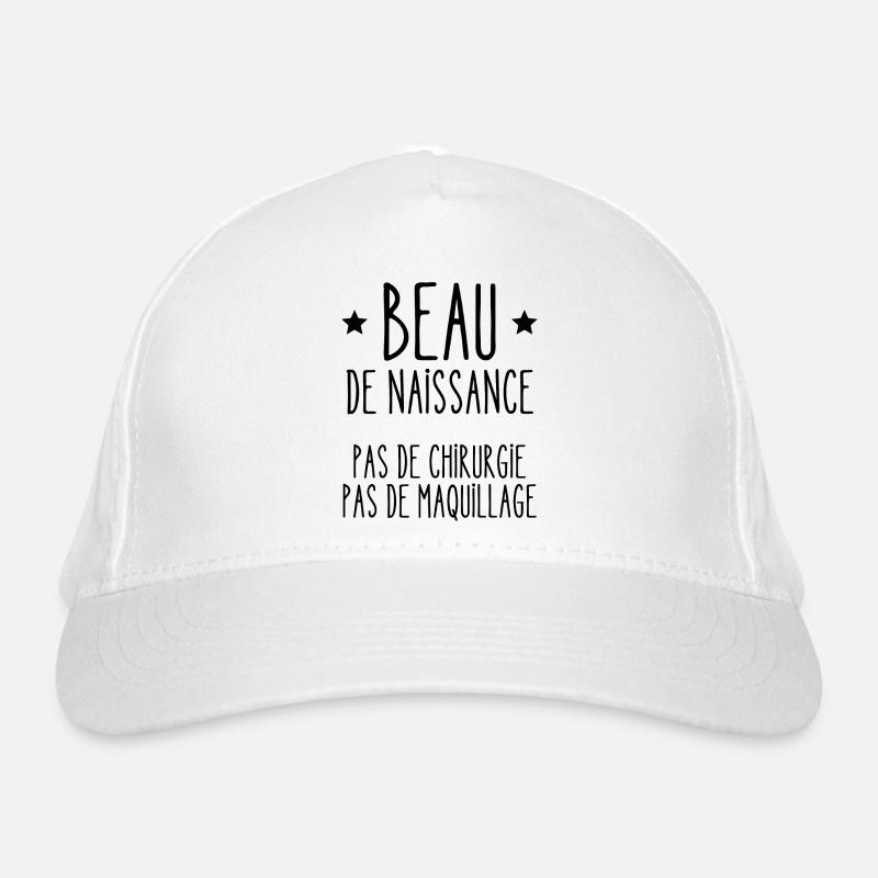 beau de naissance Casquette classique bio