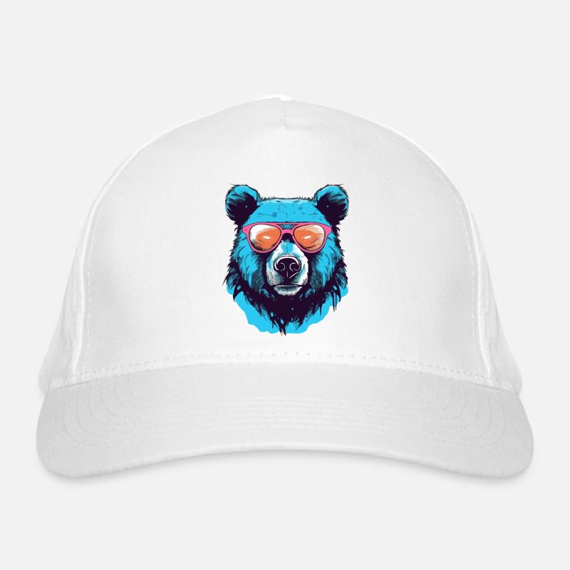 Com der Superbär Bio-Baseballkappe