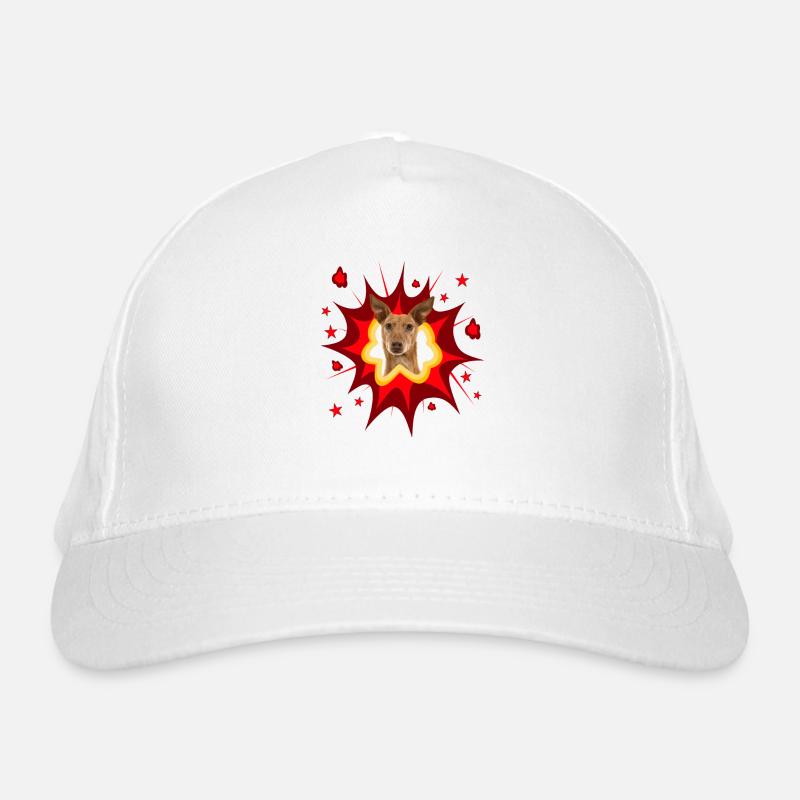 Conception de chien comique - Pow - Podenco Casquette classique bio