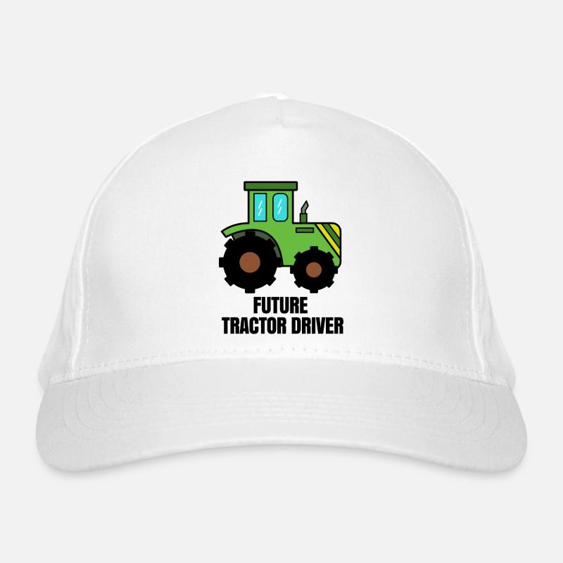 Biobauer Traktor Kraftfahrzeug Trecker Statement Bio-Baseballkappe