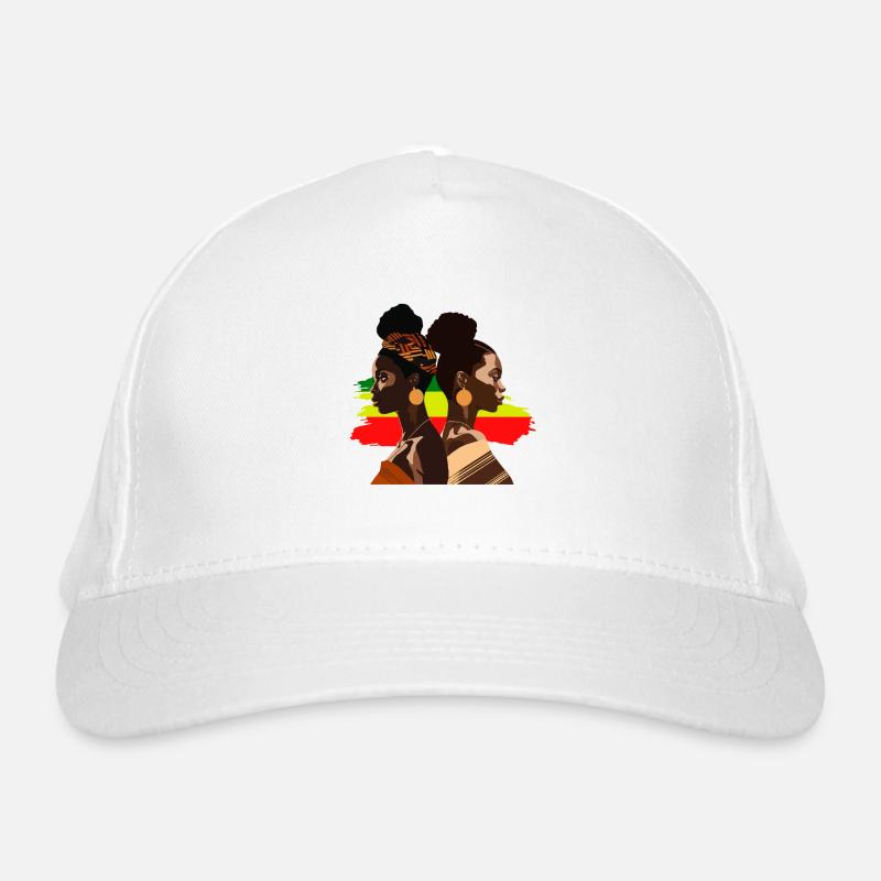 African Beauties Vitiligo Juneteenth Organic Baseball Cap