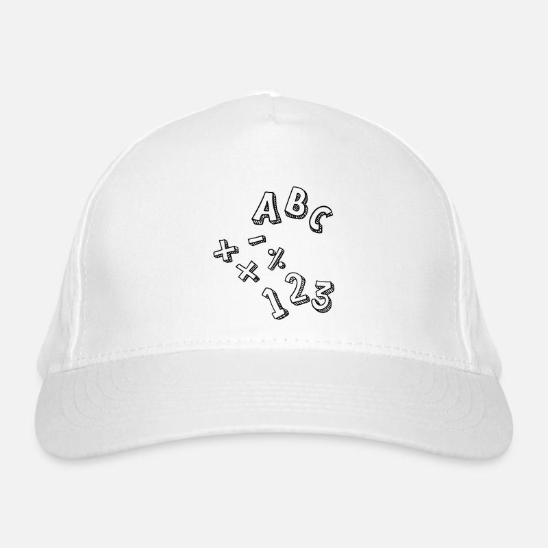 Einschulung: ABC / 123/ +-x: Bio-Baseballkappe