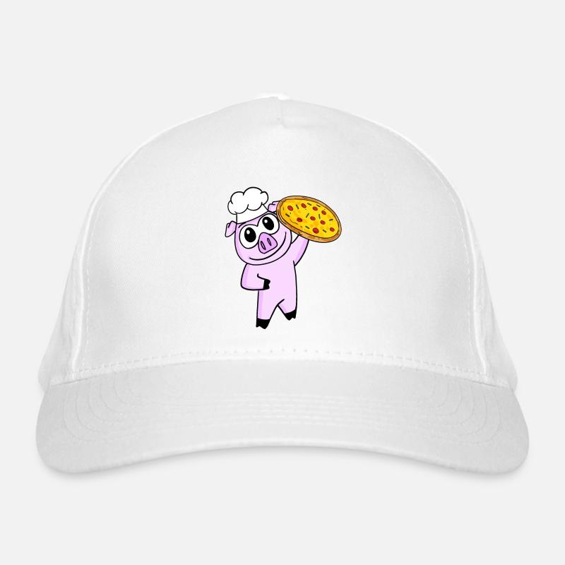 pizza maker pizza chef pork italy Organic Baseball Cap
