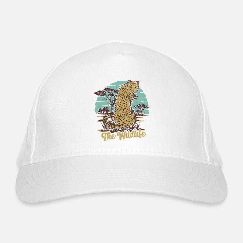 Le guépard de la faune Casquette classique bio