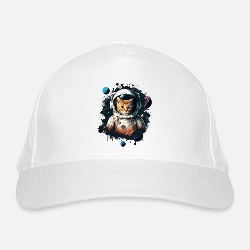 Chat astronaute Casquette classique bio