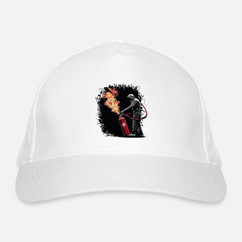 FIREFIGHTERS RESCUING Organic Baseball Cap