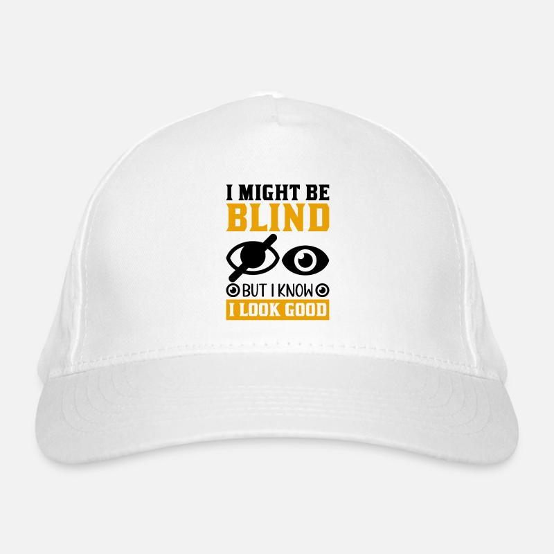 Conscience de cécité Aveugle par la loi Casquette classique bio