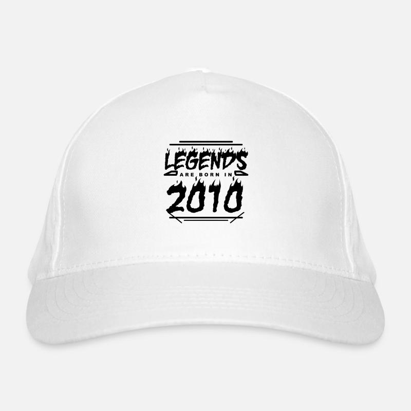 2010 - Année de construction 2010 - Année de construction 2010 - Casquette classique bio - blanc