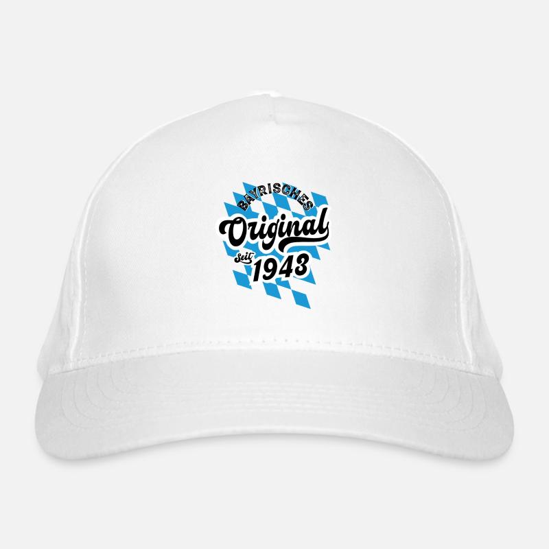 Bayrisches Original seit 1943 Geburtstag Bio-Baseballkappe