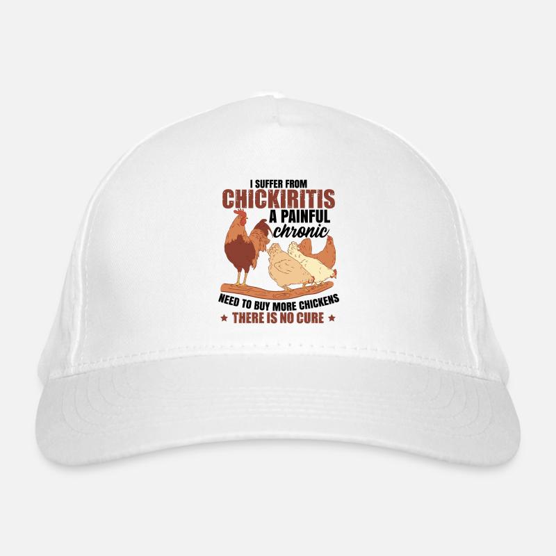 Hühnerzüchter Bio-Baseballkappe