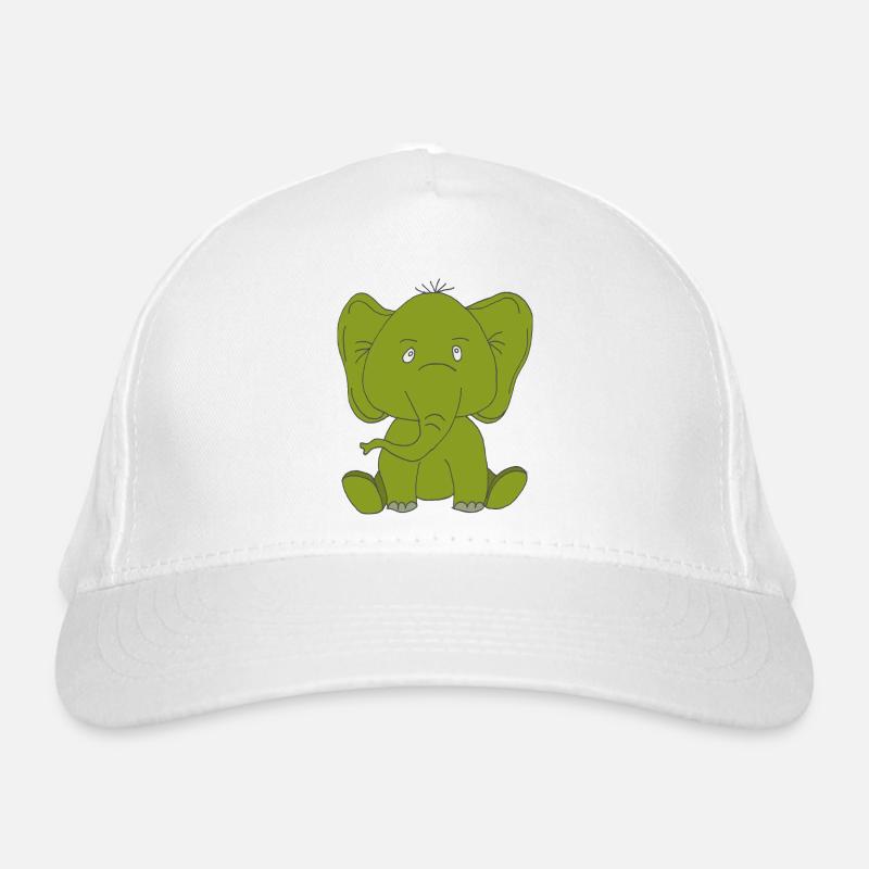Éléphant vert Casquette classique bio