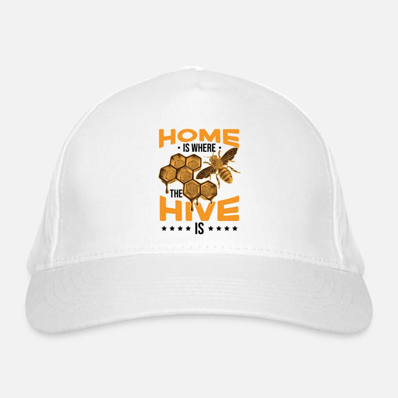 Home Is Where The Hive Is Organic Baseball Cap