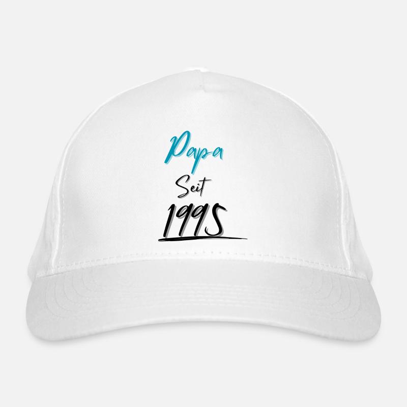 Papa seit 1995 Bio-Baseballkappe