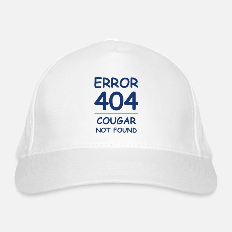 Cougar not found Error 404 Casquette classique bio
