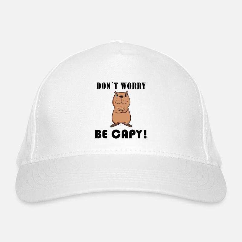 Capybara Tier Niedlich Bio-Baseballkappe