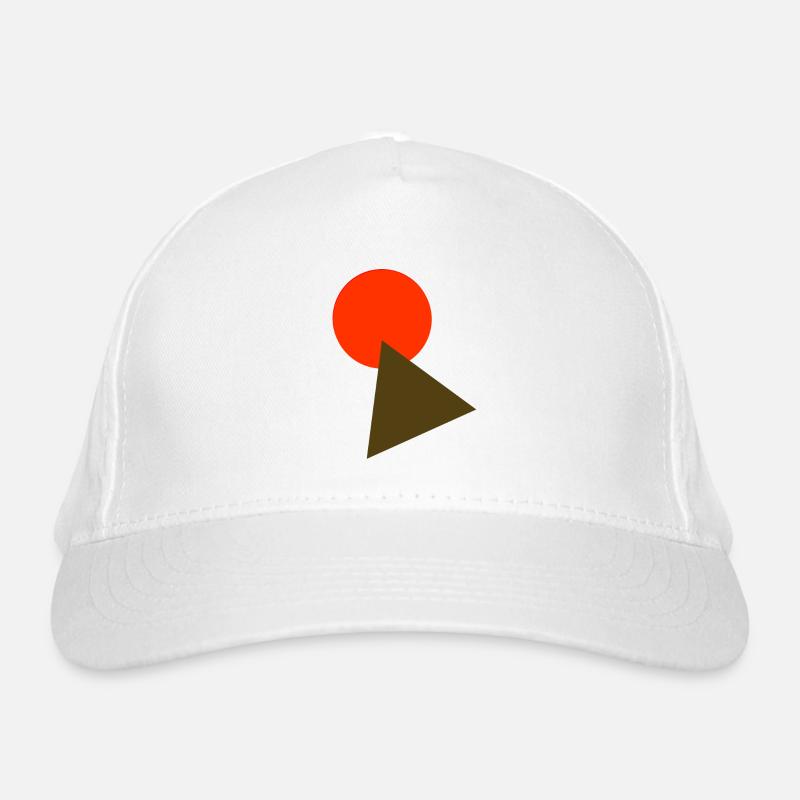 Cercle et triangle Casquette classique bio