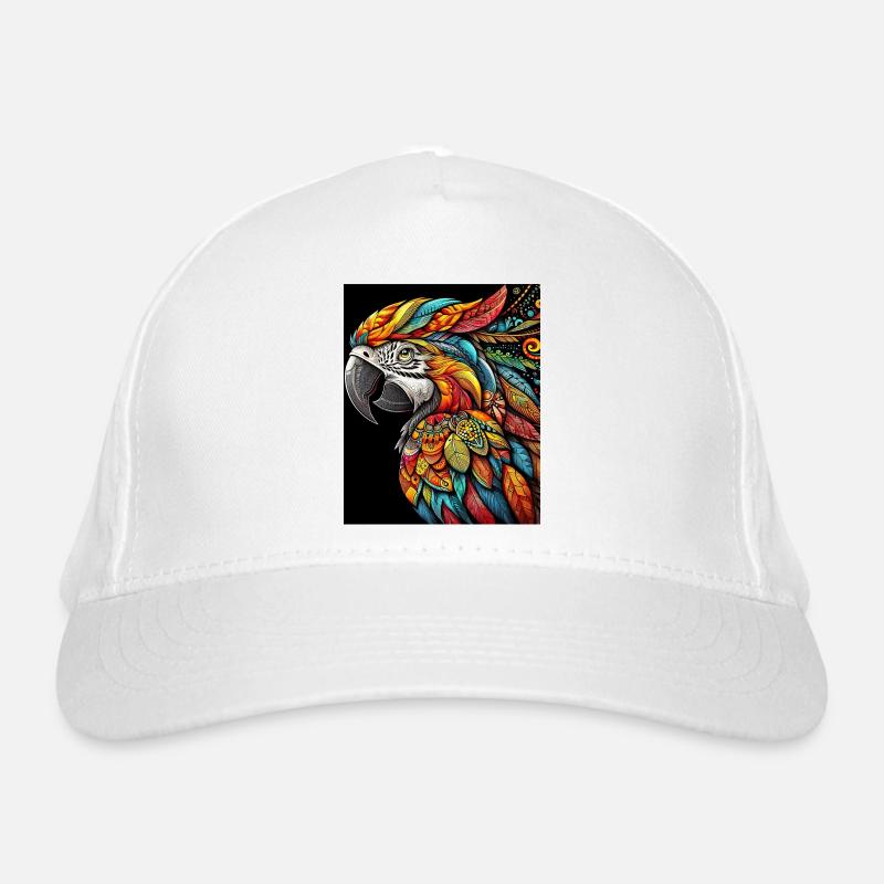 Parrot Macaw Organic Baseball Cap