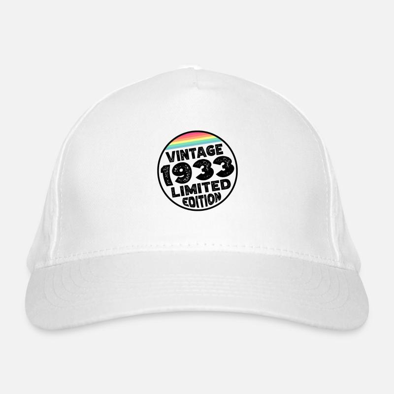 Limited Edition since 1933 Birthday Gift Organic Baseball Cap