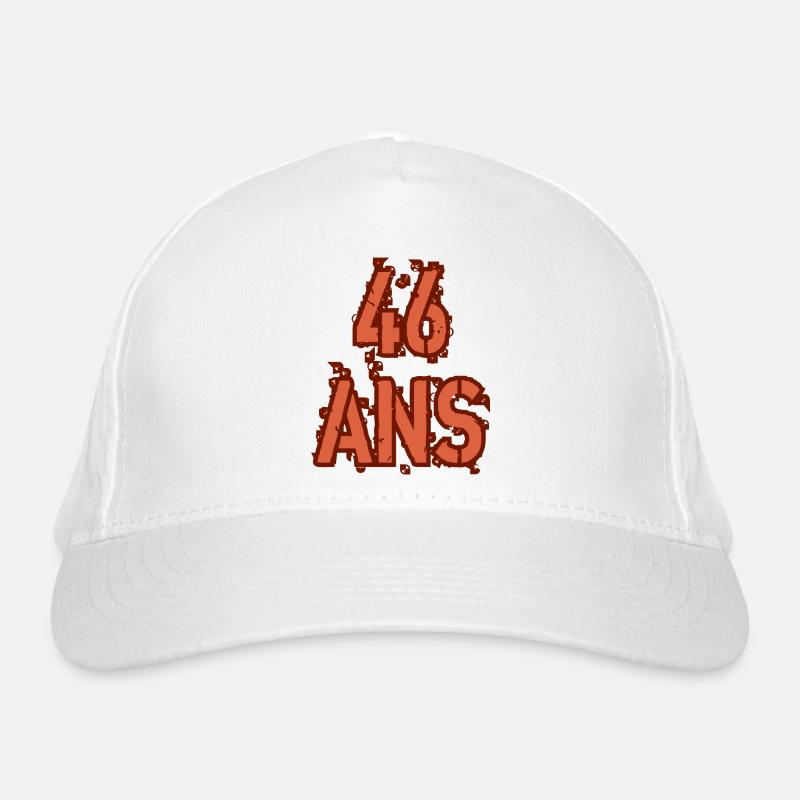 46 ANS Casquette classique bio