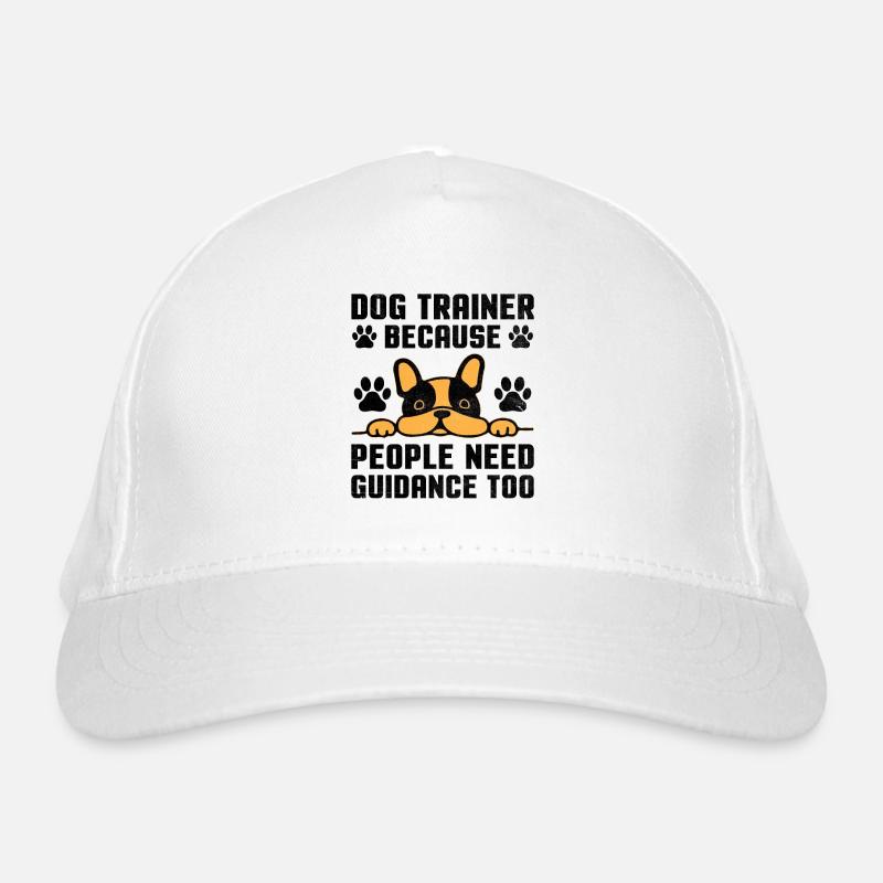 Dresseur de chiens Formation de chiens Chiens Soins pour animaux de compagnie Pr Casquette classique bio