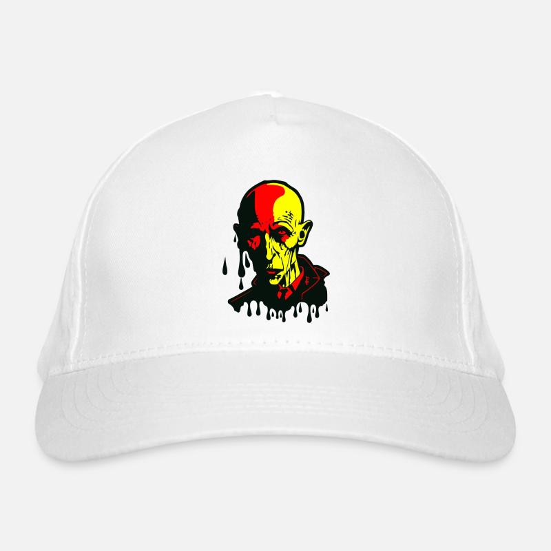 Deutsche Flagge Nosferatu Vampir Bio-Baseballkappe