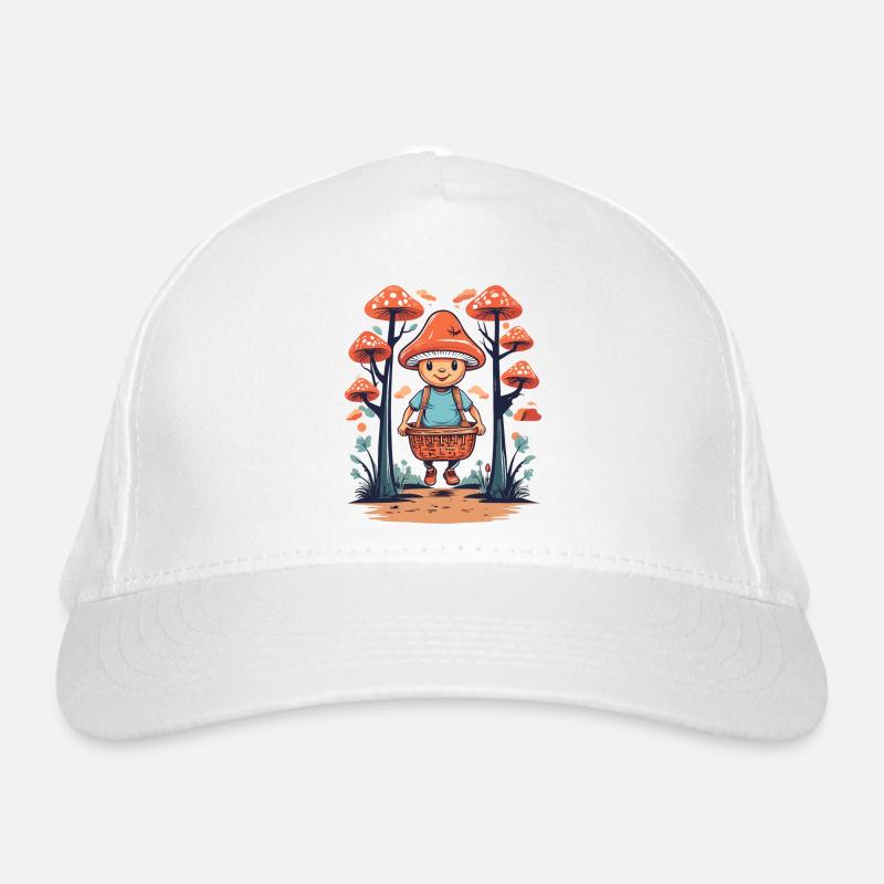 Cueilleur de champignons mignon Casquette classique bio