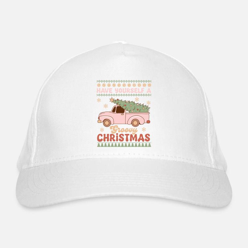 Hässlicher Weihnachtspullover Bio-Baseballkappe