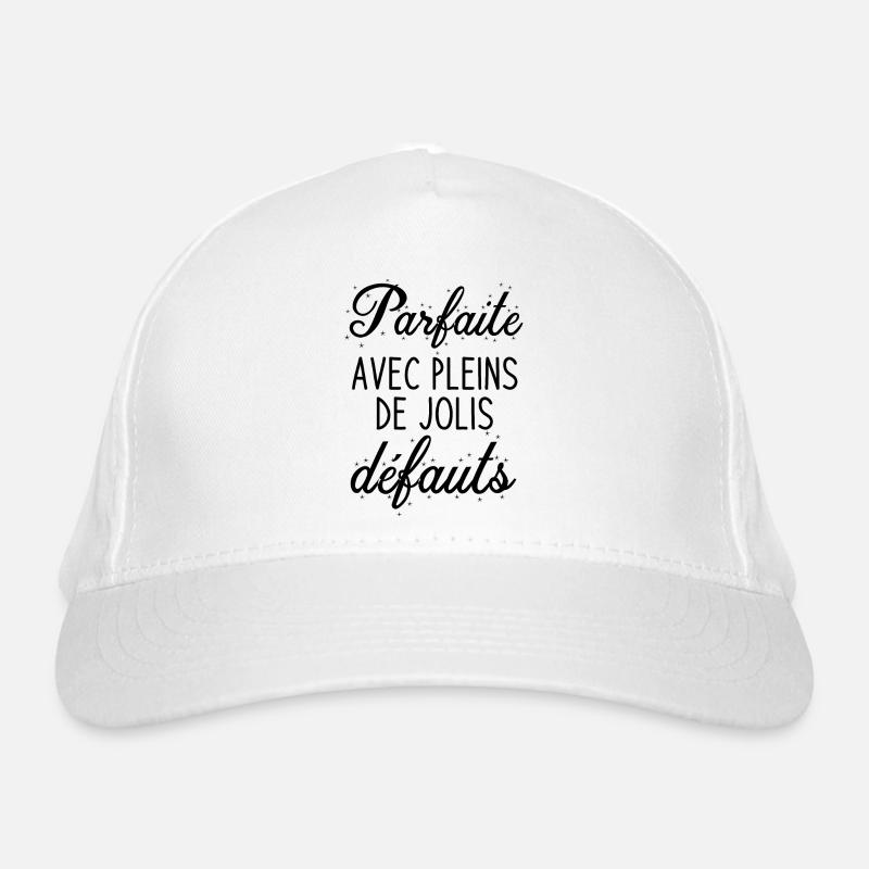 femme parfaite avec pleins de jolis défauts 2 Casquette classique bio