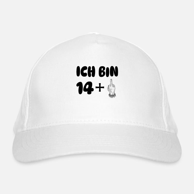 ich bin 15 Bio-Baseballkappe