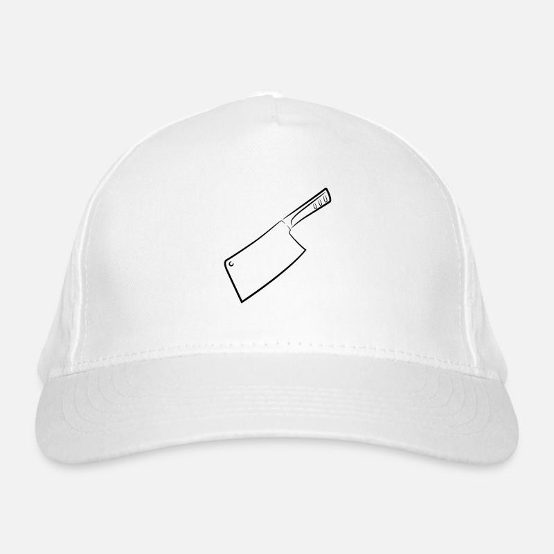 Hackbeil Zeichnung Bio-Baseballkappe