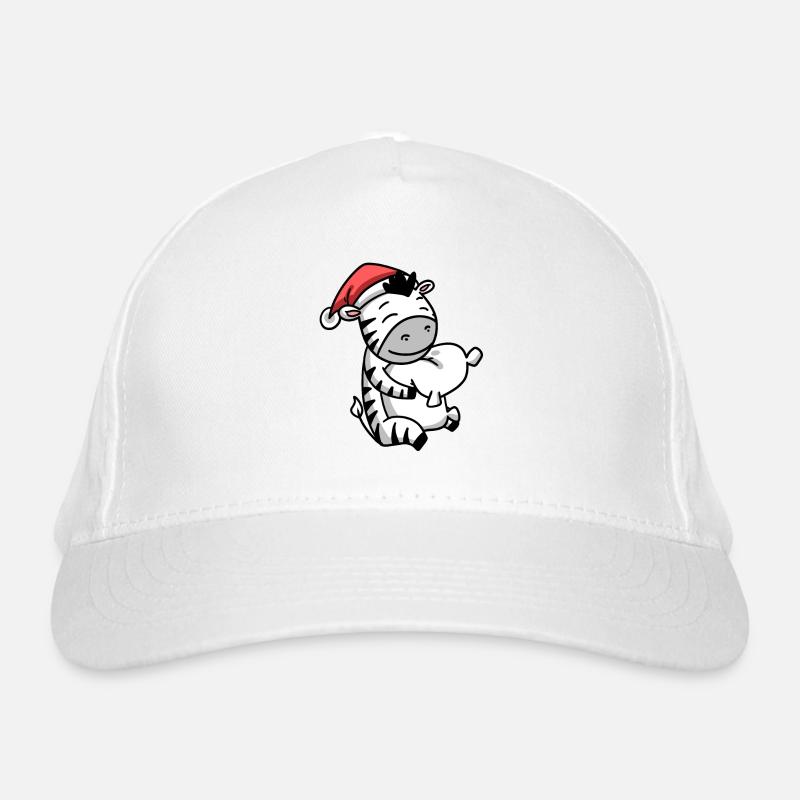 Zèbre Mignon Fatigué Noël Casquette classique bio