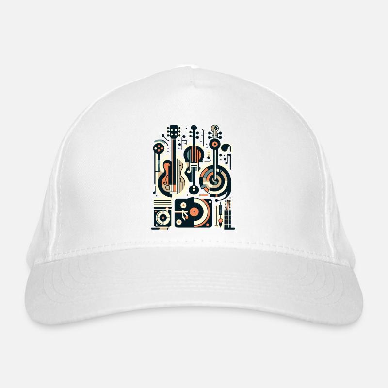Musical Instruments Minimalist Art Organic Baseball Cap