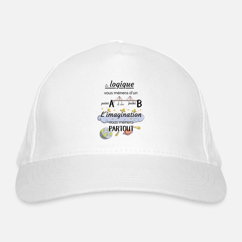 Citation imagination Casquette classique bio