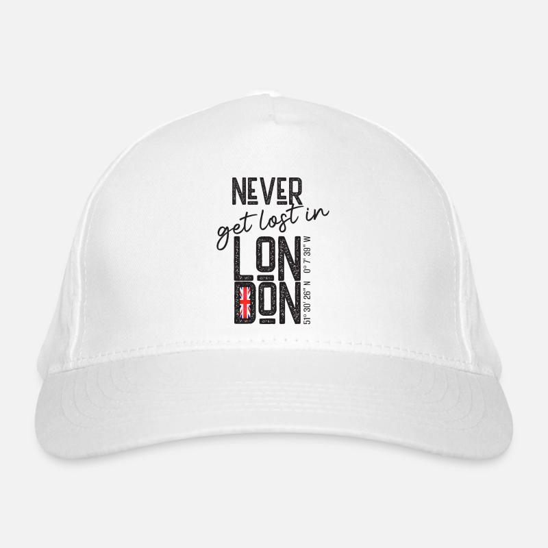 Ne vous perdez jamais à Londres Casquette classique bio