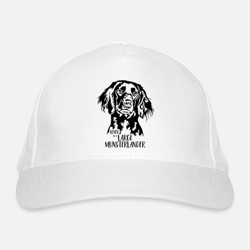 Loved by a Large Munsterlander Hund Hunde Wilsigns Bio-Baseballkappe
