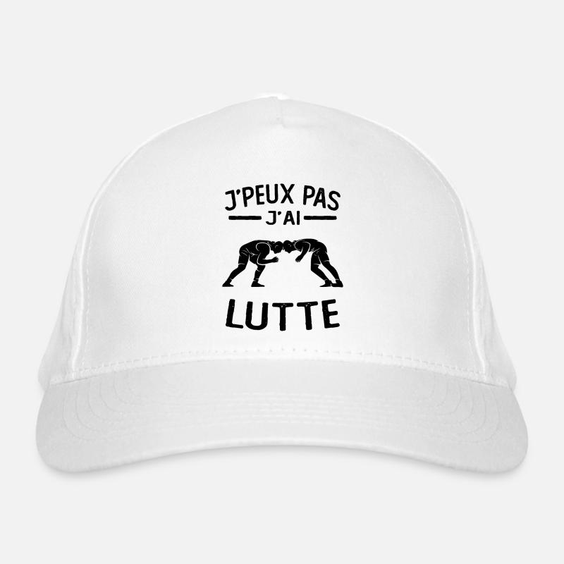 Ich kann nicht, ich kämpfe mit Geschenkhumor Bio-Baseballkappe