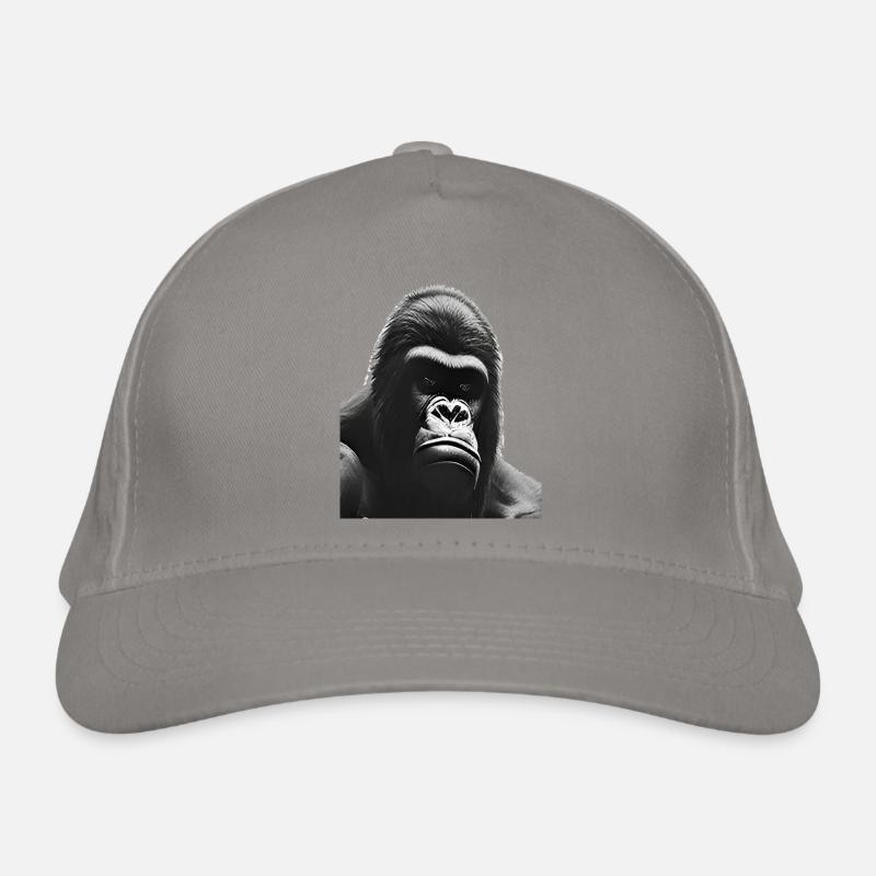 Gorille à dos argenté Casquette classique bio