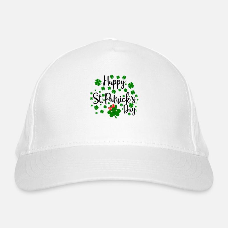 Accessoires de la Saint-Patrick Irlande Shamrock décoration Casquette classique bio