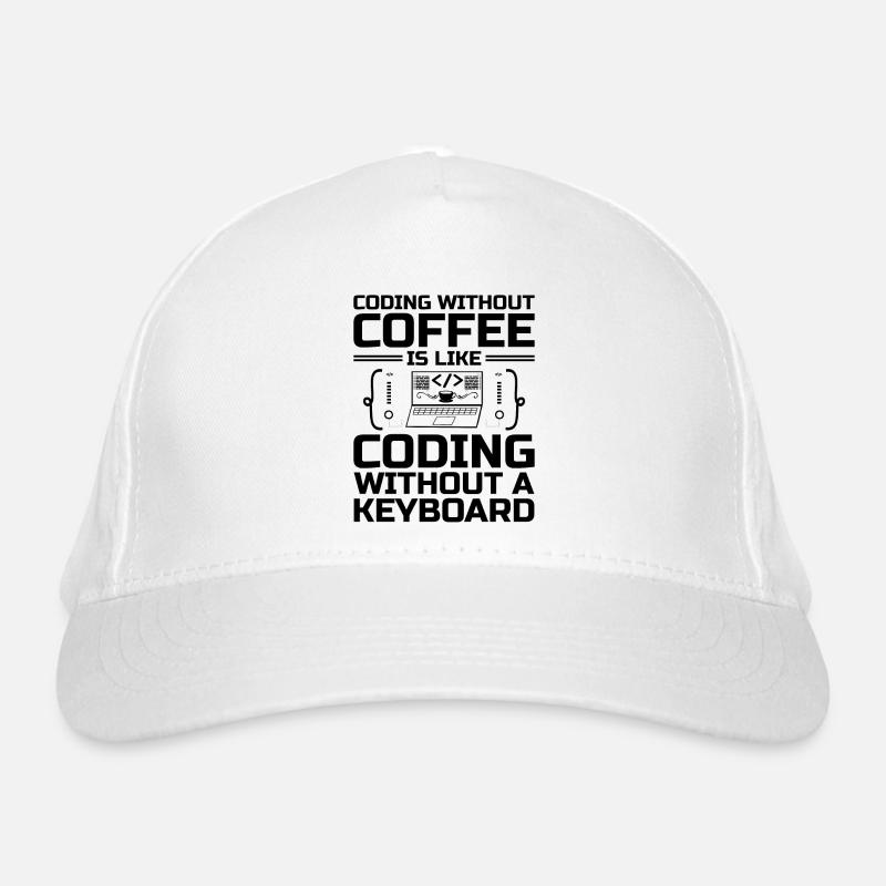 Café Codage Programmeur Codeur Développeur Nerd Coff Casquette classique bio