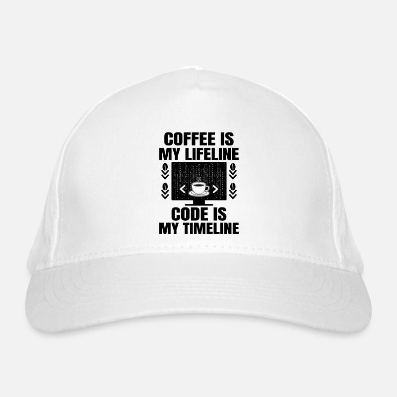 Kaffee-Codierung Programmierer Programmierer Entwickler Nerd Coff Bio-Baseballkappe