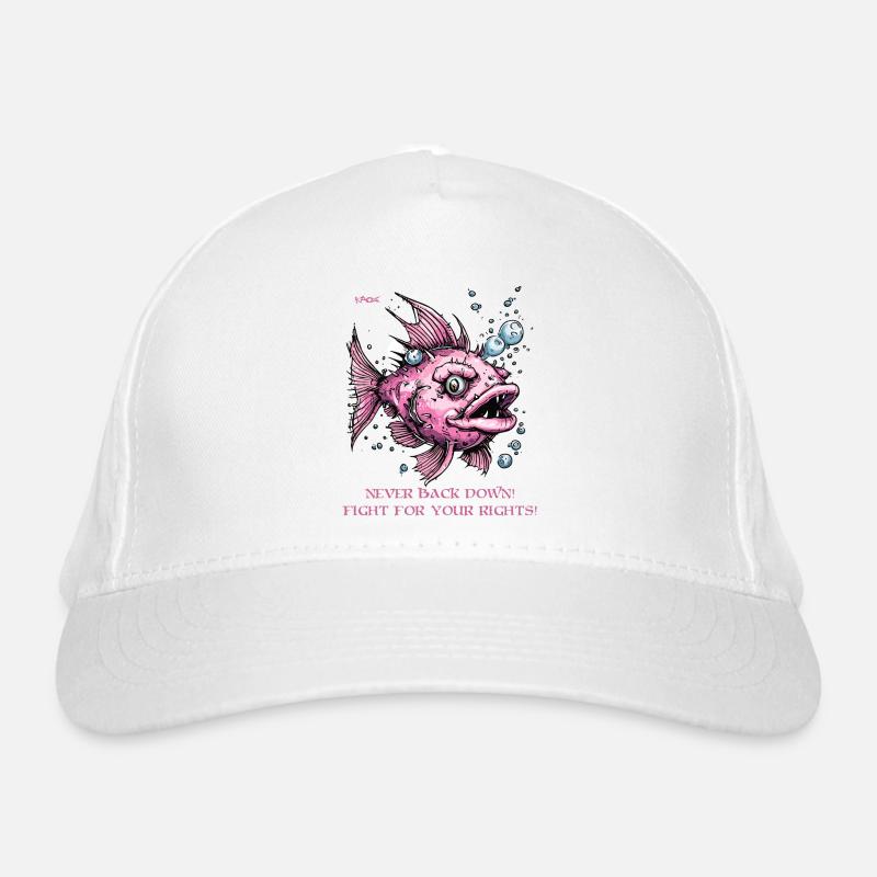 Fight for Your Rights: Freedom Fighter Fish Organic Baseball Cap
