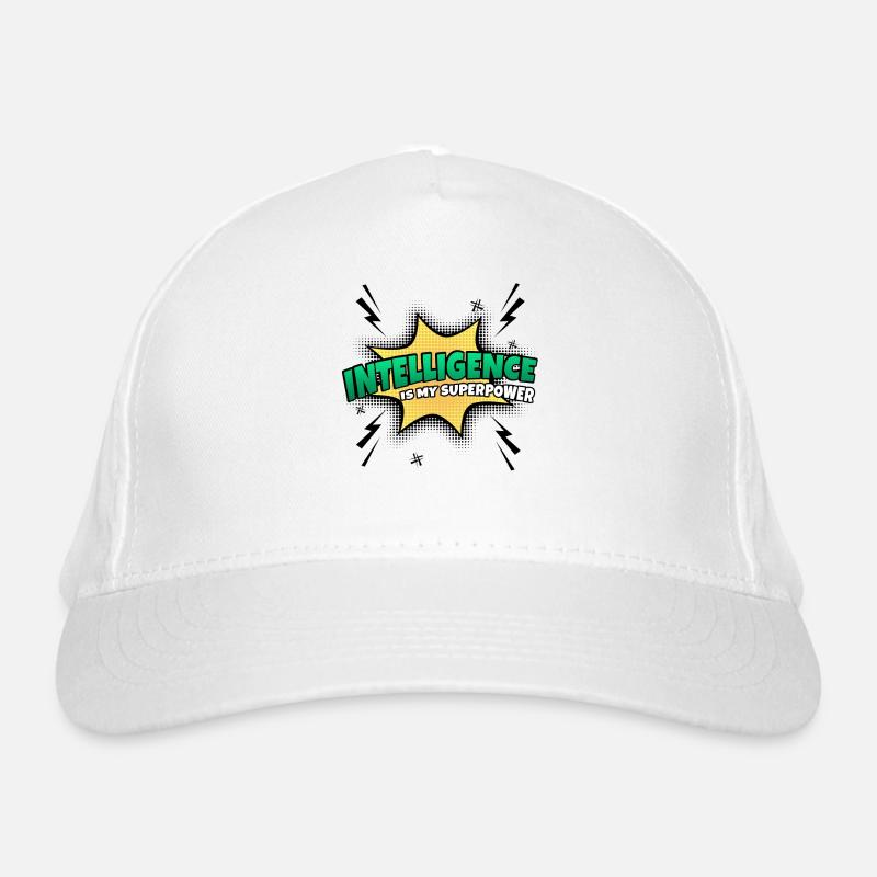 Intelligenz Ist Meine Superkraft Eigenschaft Bio-Baseballkappe