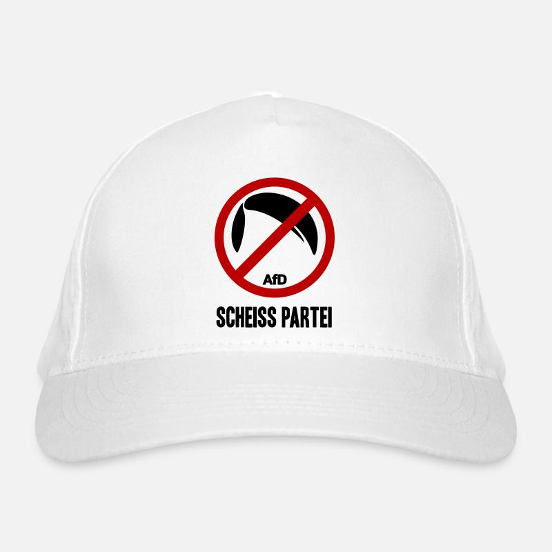 ANTI AFD SCHEISS PARTEI Bio-Baseballkappe