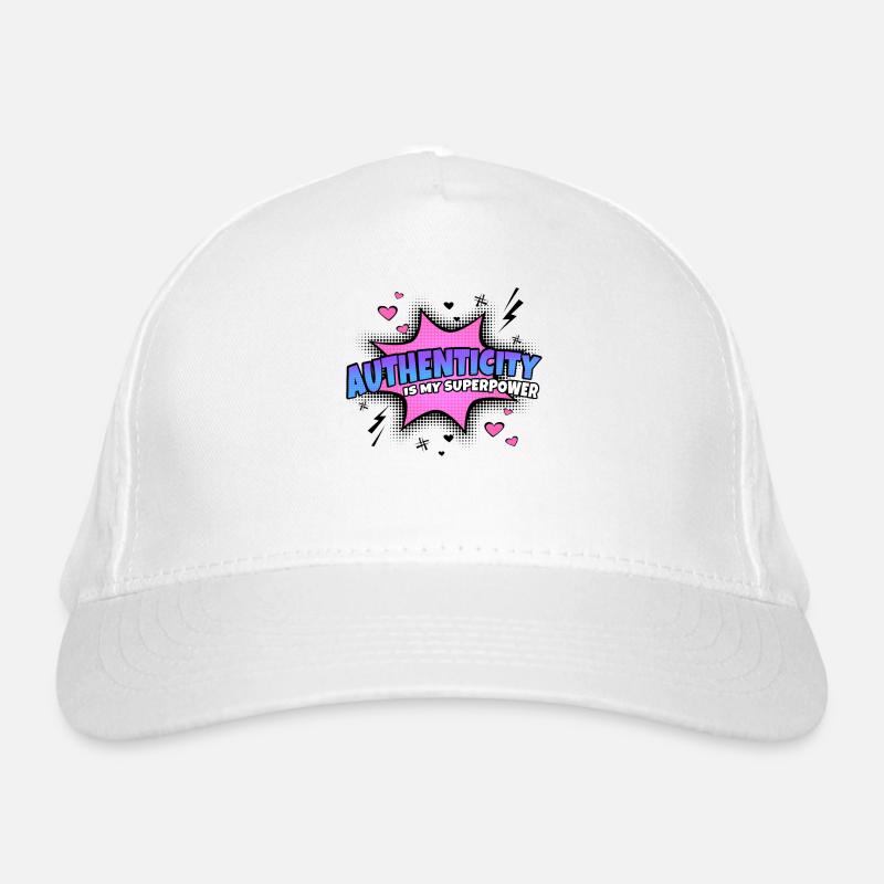 Authentizität Ist Meine Superkraft Eigenschaft Bio-Baseballkappe