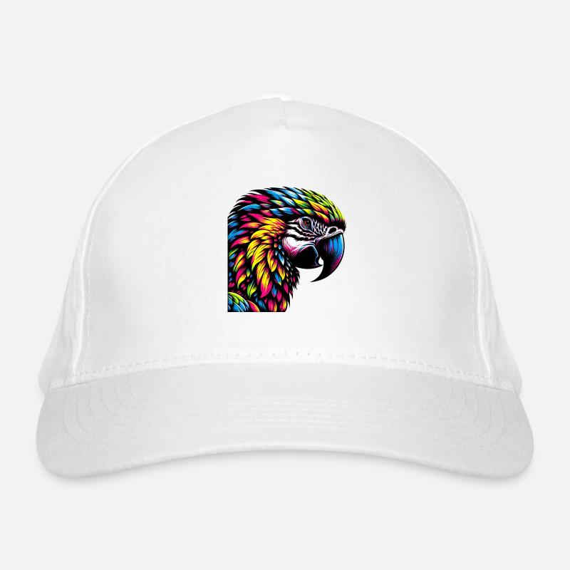 Parrot Macaw Organic Baseball Cap