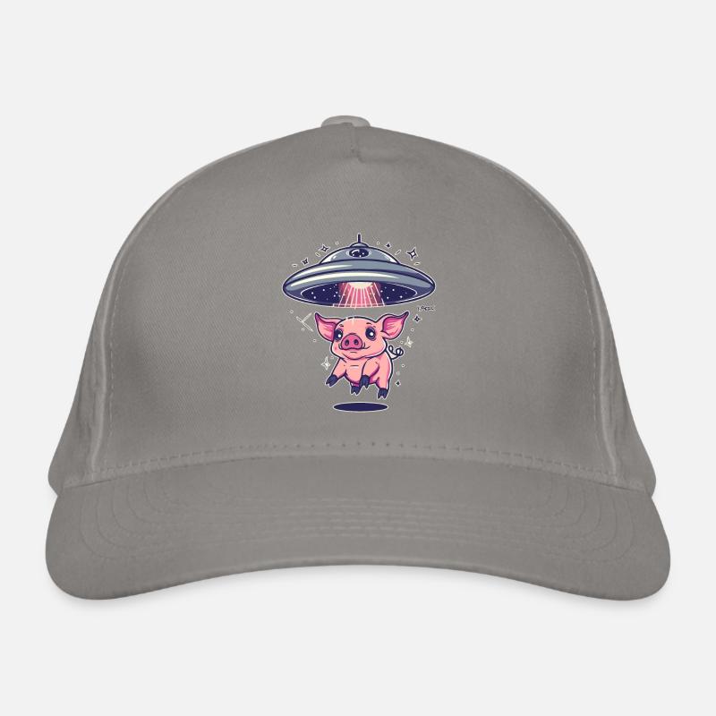 Enlèvement extraterrestre d’un cochon, cochons Casquette classique bio