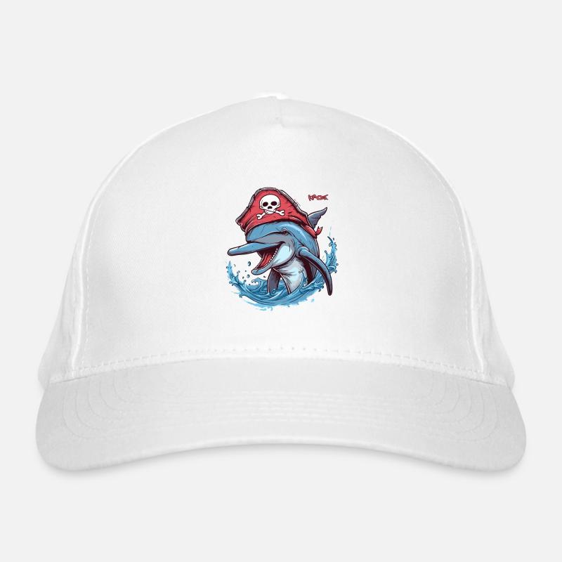 Alberner Delfin Pirat Bio-Baseballkappe