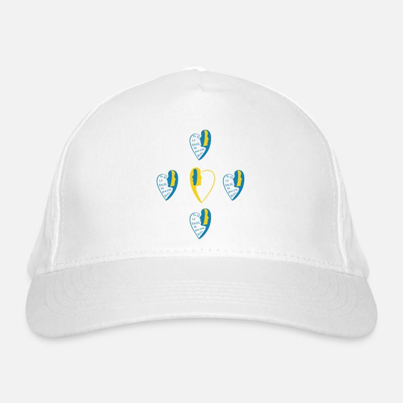 La croix de l'amour. Casquette classique bio